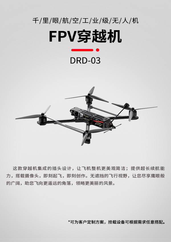 FPV穿越机DRD03型(图1)